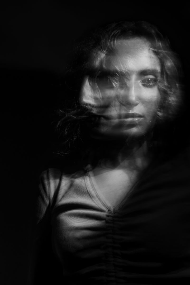 In motion
